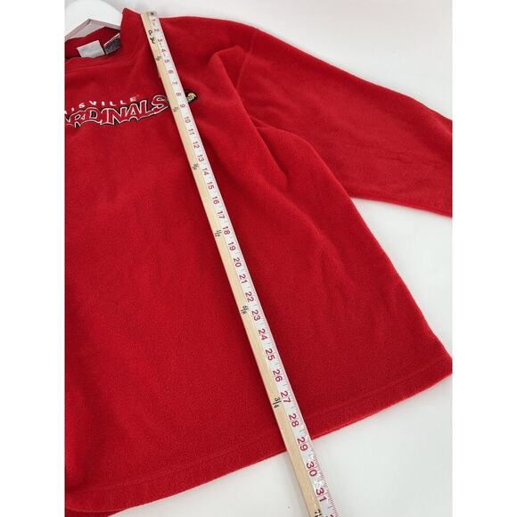 Pro Edge Louisville Cardinals Vintage Sweatshirt Mens XL Red Fleece Embroidered - Picture 14 of 15